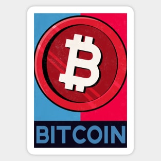 Bitcoin - Hope Poster Sticker